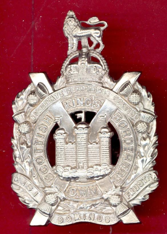 King's Own Scottish Borderers WW1 glengarry badge