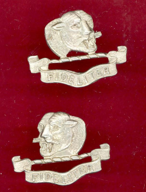 Indian Army Northern Bengal Mounted Rifles collar badges