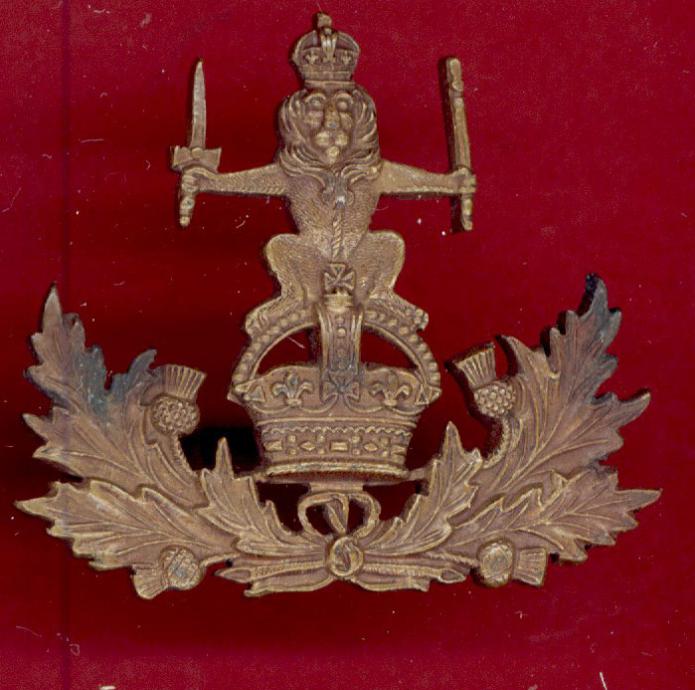 Scottish The Queen's Own Royal Glasgow Yeomanry Officer's OSD  cap badge