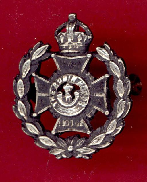 7th (Robin Hood) Bn. Sherwood Foresters Officer’s F.S. cap badge.