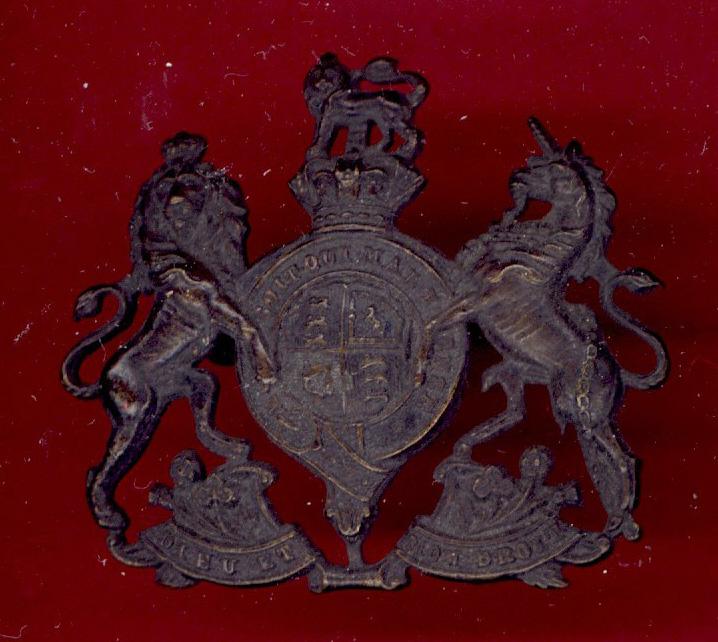 Victorian Royal Arms badge