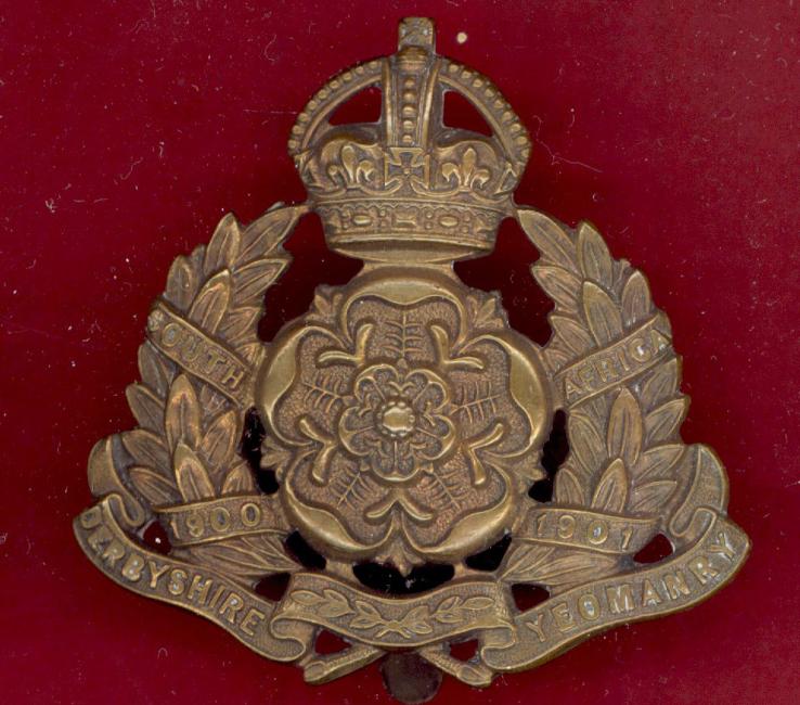 The Derbyshire Yeomanry OR's cap badge