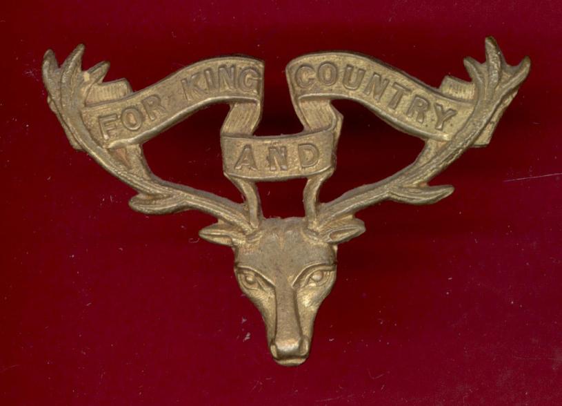 New Zealand 12th Otago Mounted Rifles cap badge