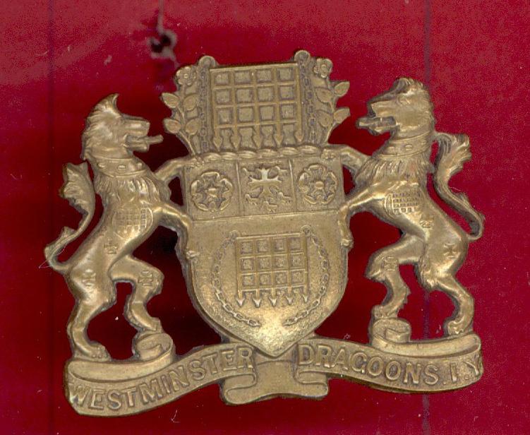 Westminster Dragoons Imperial Yeomanry OR's cap badge