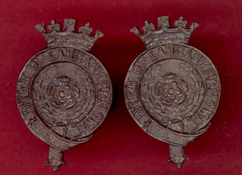 Duke of Lancaster's Own Yeomanry Officer's OSD collar badges