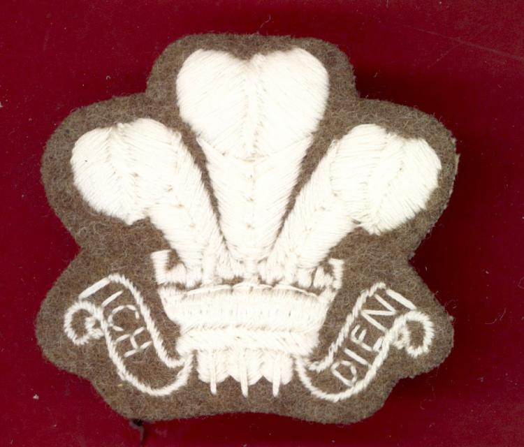 Royal Scots Dragoon Guards  bullion arm badge