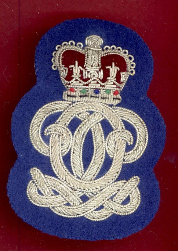 Queen's Royal Hussars NCO's bullion rank badge