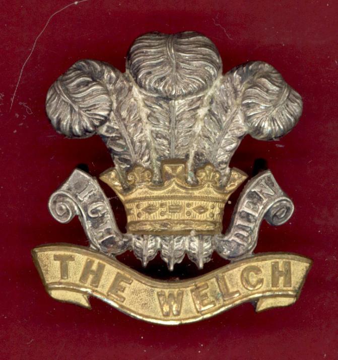 The Welch Regiment WW2 Officer's cap badge