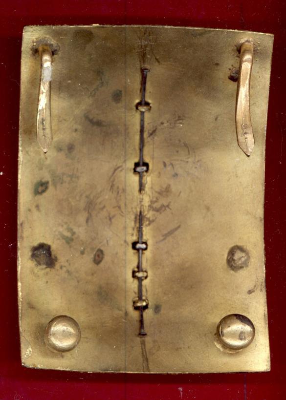 Scottish. Voln. Battn. Highland Light Infantry Victorian Officer’s shoulder belt plate