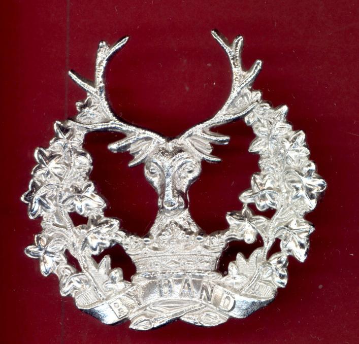 Scottish Gordon Highlanders staybright glengarry badge