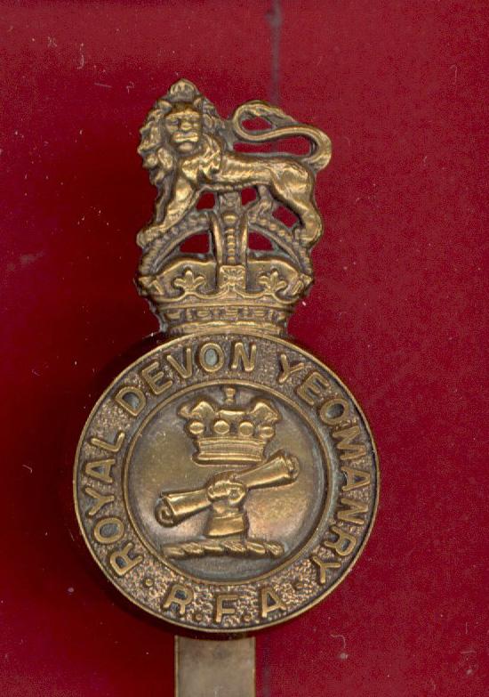 Royal Devon Yeomanry (R.F.A.) OR's   cap badge