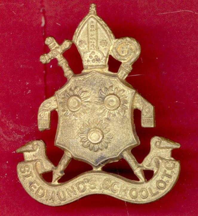 St. Edmund's School Canterbury O.T.C. cap badge