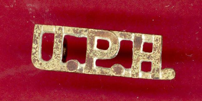 Indian Army; U.P.H. United Provinces Horse WW1 shoulder title