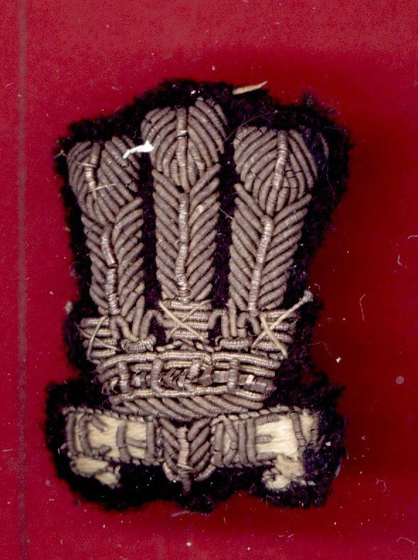 Welch Brigade Officer's bullion beret badge