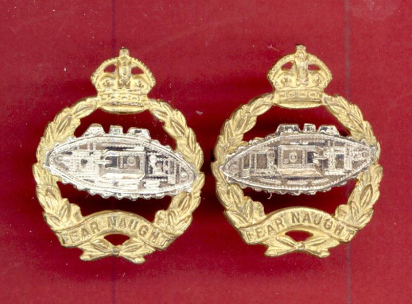 Royal Tank Corps Officer's dress collar badges