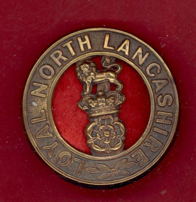 Loyal North Lancashire Regiment Victorian helmet plate centre