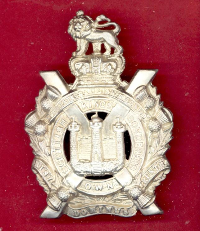 King's Own Scottish Borderers Victorian OR's glengarry badge