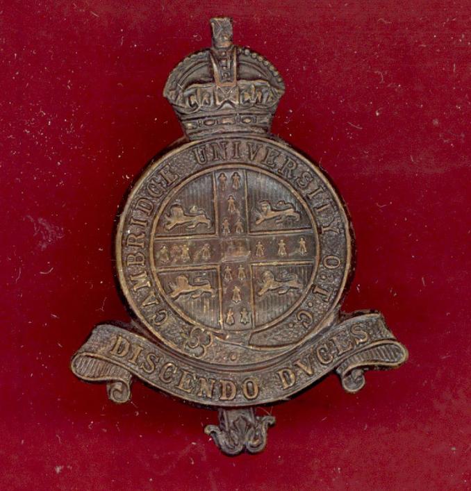 Cambridge University O.T.C. cap badge