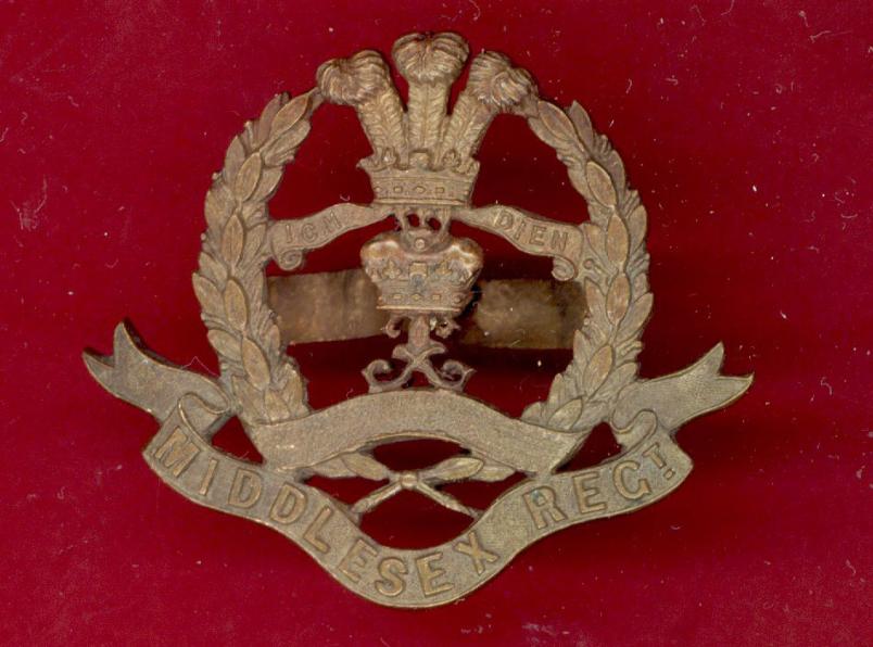 10th Battn. The Middlesex Regiment Officer's OSD cap badge