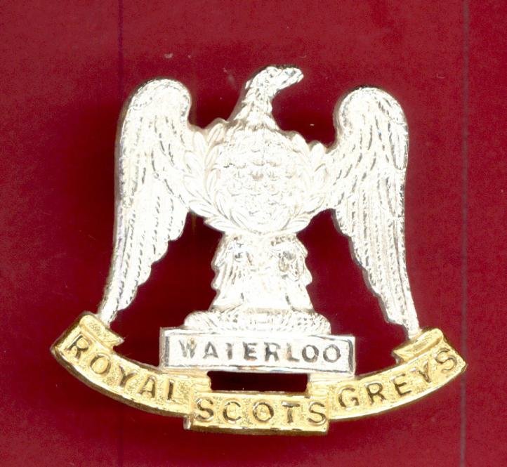 Scottish Royal Scots Greys Officer's cap badge