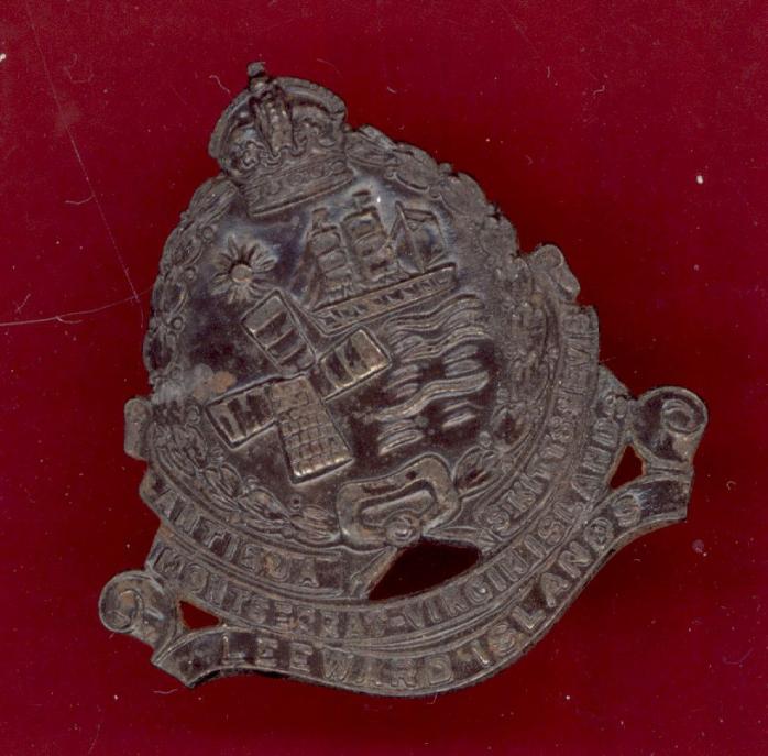 Leeward Islands Battalion cap badge.