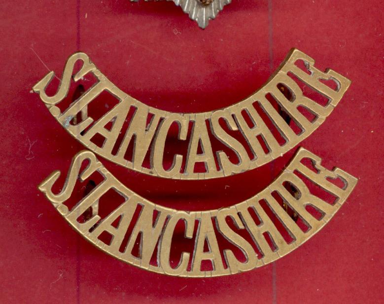 S.LANCASHIRE WW1 shoulder titles