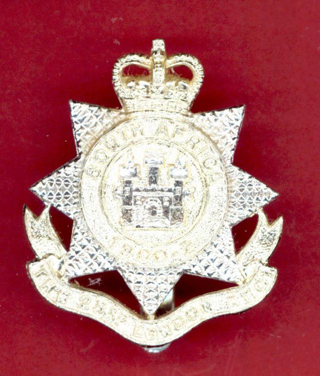 23rd County of London Regiment staybright cap badge