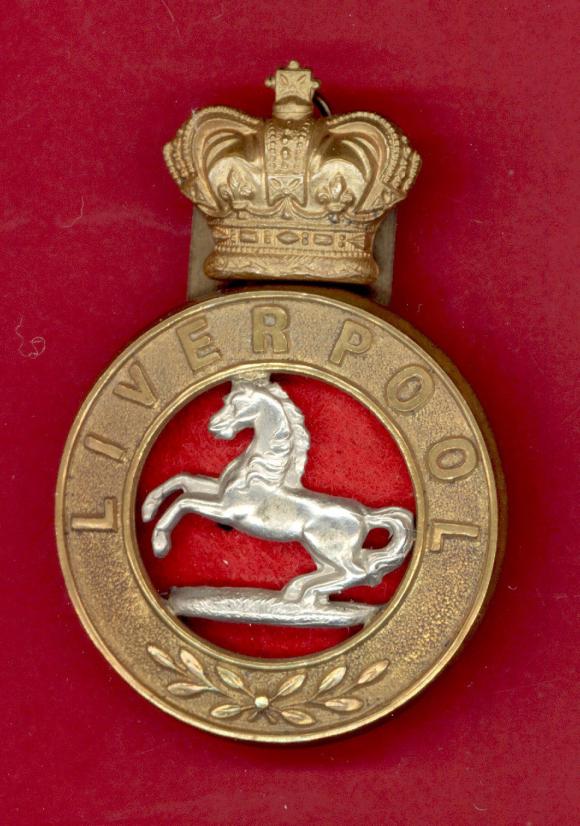 The King's Liverpool Regiment Victorian glengarry badge