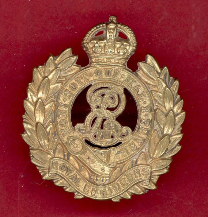 Royal Engineers EDVII OR's cap badge