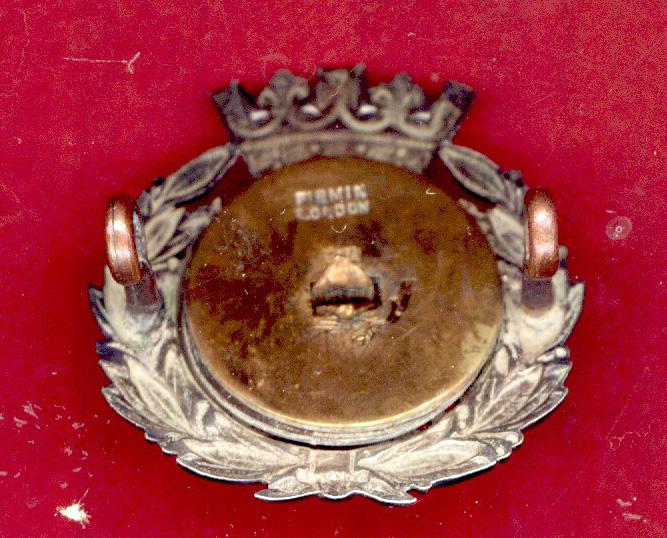 6th Bn. Hampshire Regt Duke of Connaught's Own Officer's cap badge