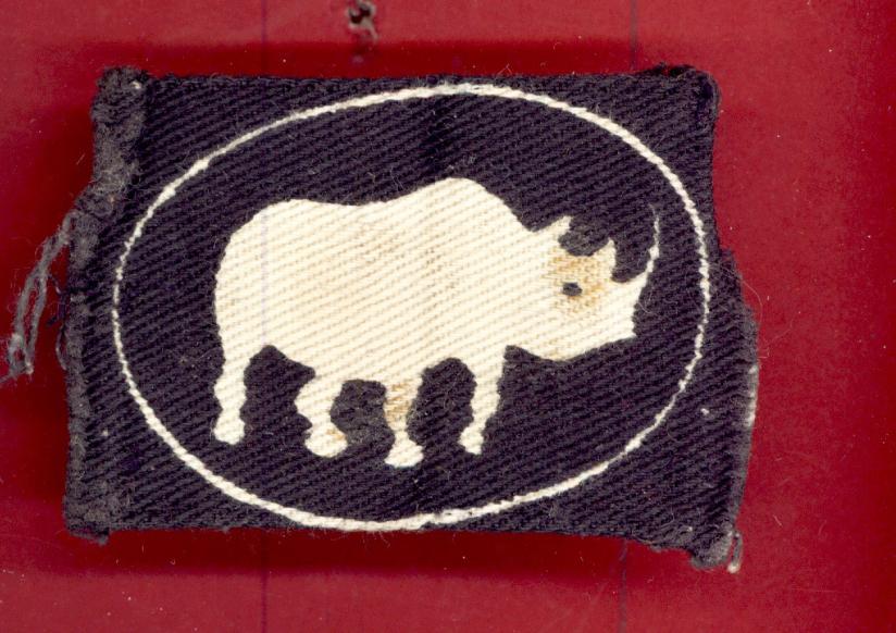 1st Armoured Division WW2 cloth formation sign