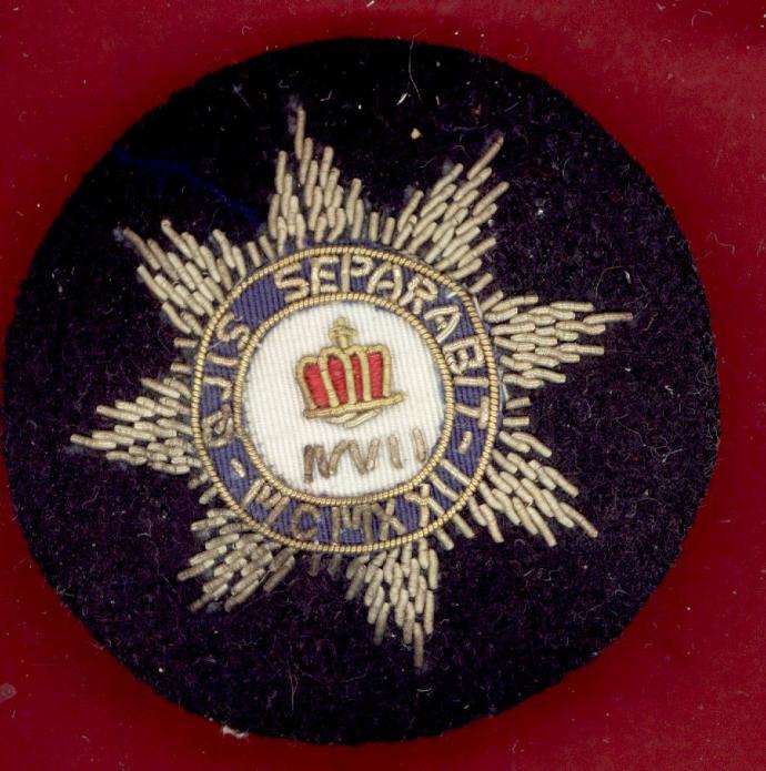 4th/7th Dragoon Guards NCO's bullion rank badge