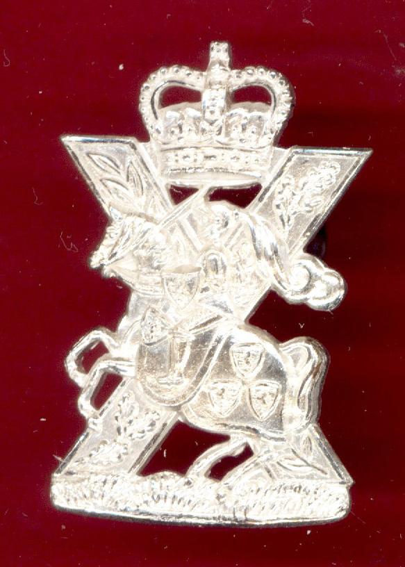 Fife & Forfar / Scottish Horse Yeomanry Officer's cap badge