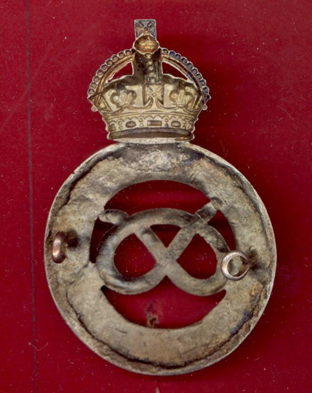 3rd VB South Staffordshire Regiment Edwardian Officer / SNCO's glengarry badge