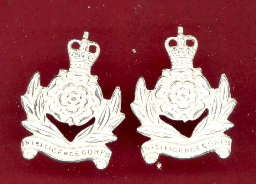 Intelligence Corps Officer's dress collar badges