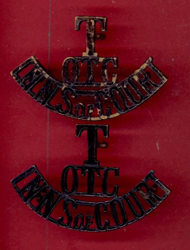 T / OTC / INNS of COURT shoulder titles