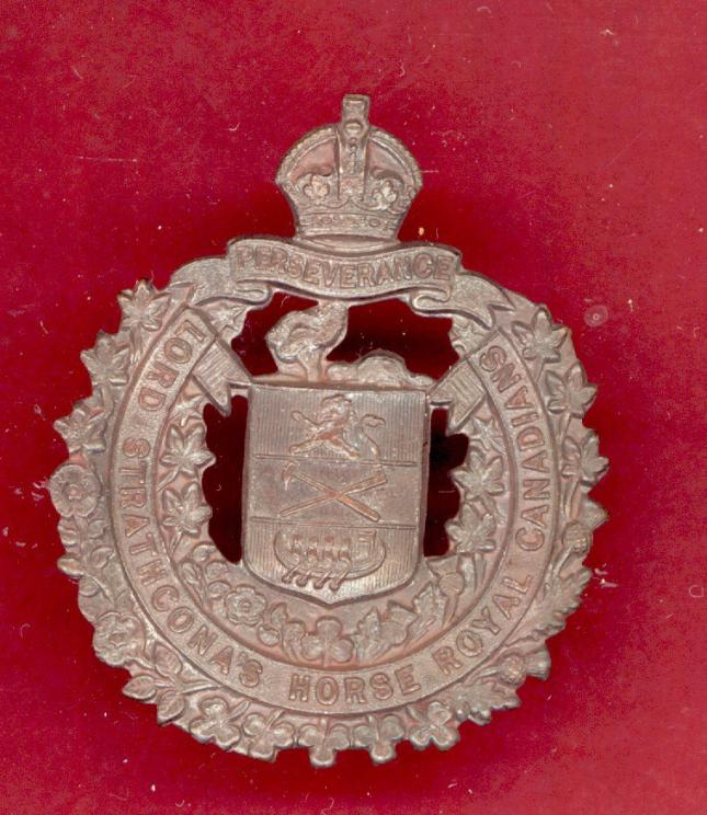 Canadian Lord Strathcona's Horse WW1 CEF cap badge