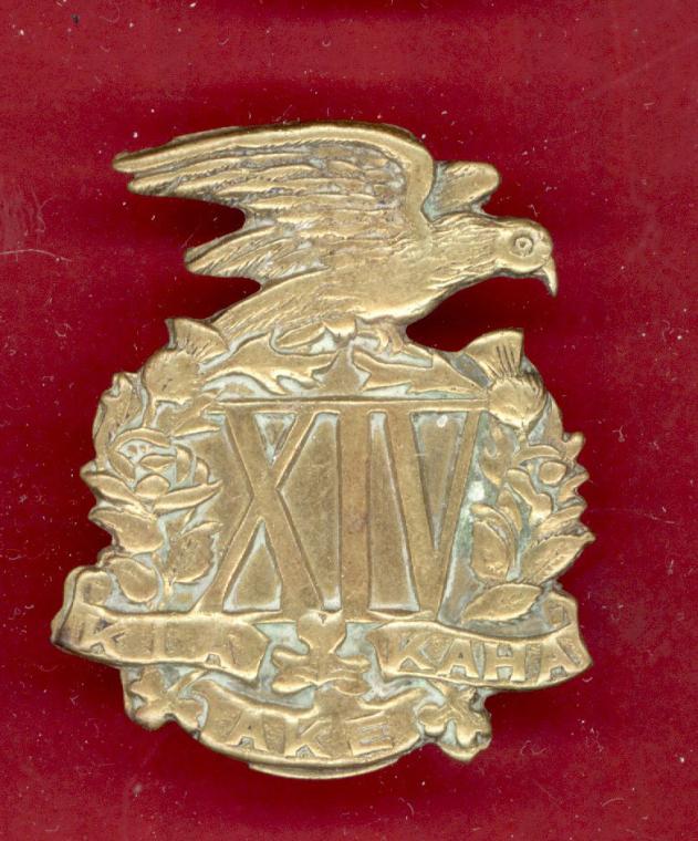 New Zealand 14th South Otago Rifles Regiment WW1 cap badge