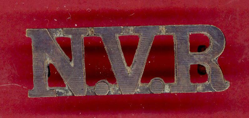 Indian Army N.V.R. Nagpur Volunteer Rifles WW1 shoulder title