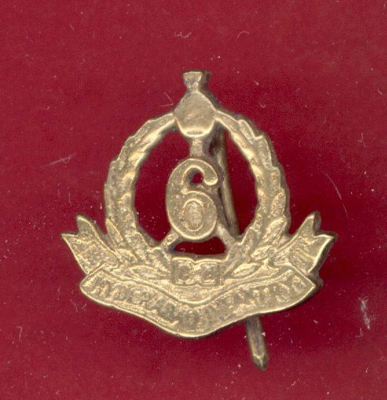 Indian Army 6th Bn Hyderabad Infantry head-dress badge