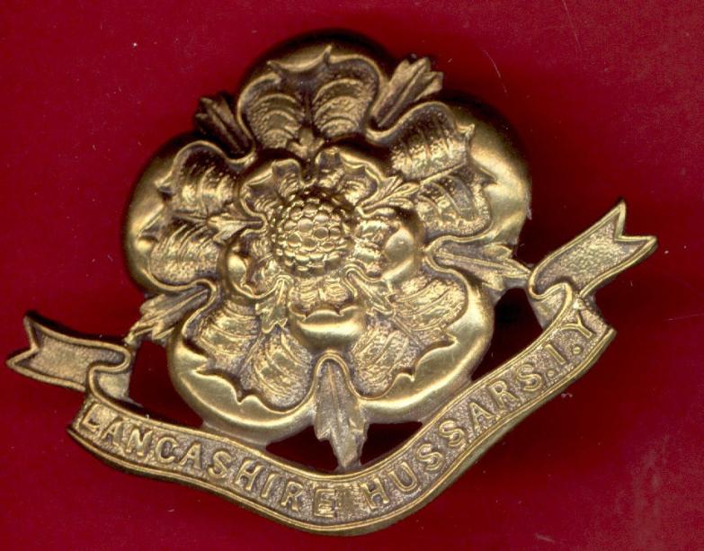 Lancashire Hussars Imperial Yeomanry OR's cap badge