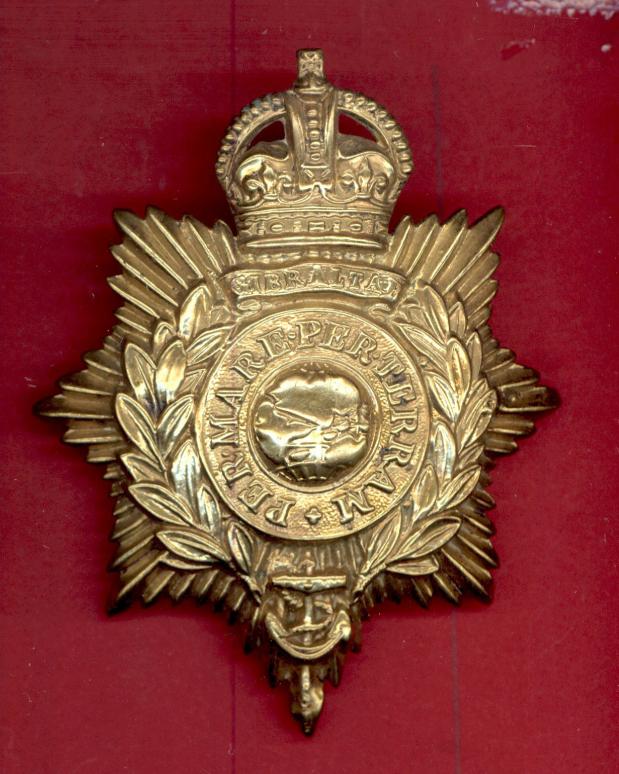 Royal Marines K/C OR' s helmet plate.