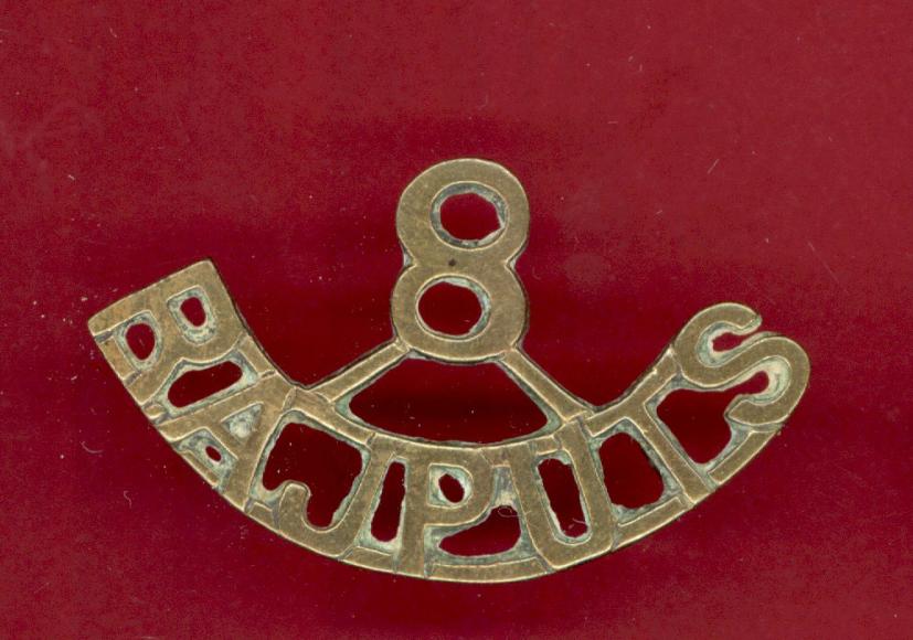 Indian Army 8th Rajputs Regiment WW1 shoulder title