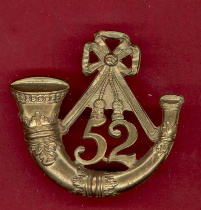 52nd Foot (Oxfordshire Light Infantry) Regiment of Foot Victorian glengarry badge