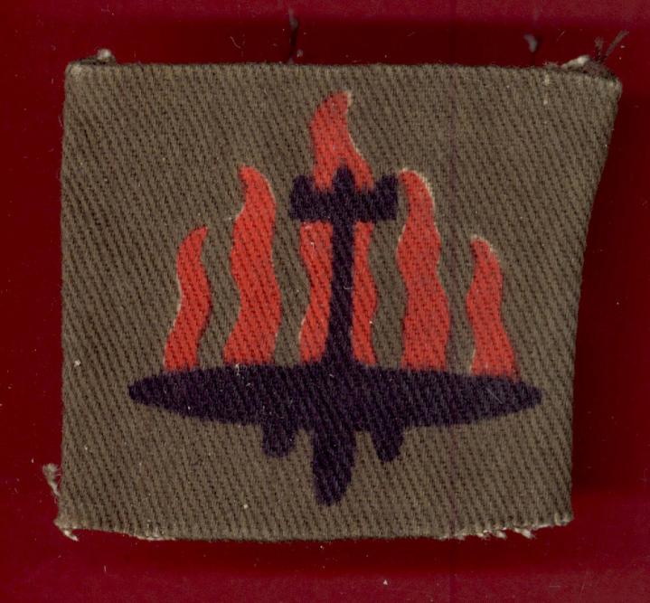 5th Anti Aircraft Division WW2 cloth formation sign