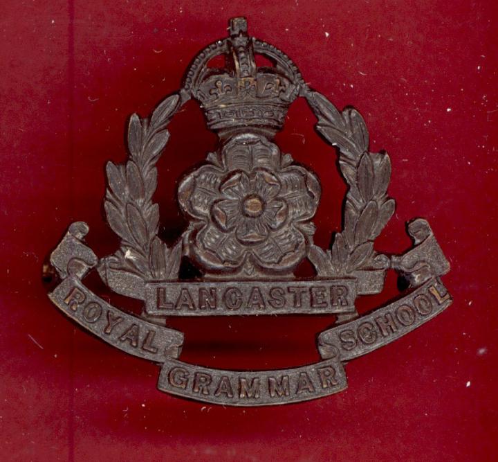 Royal Grammar School Lancaster O.T.C. cap badge