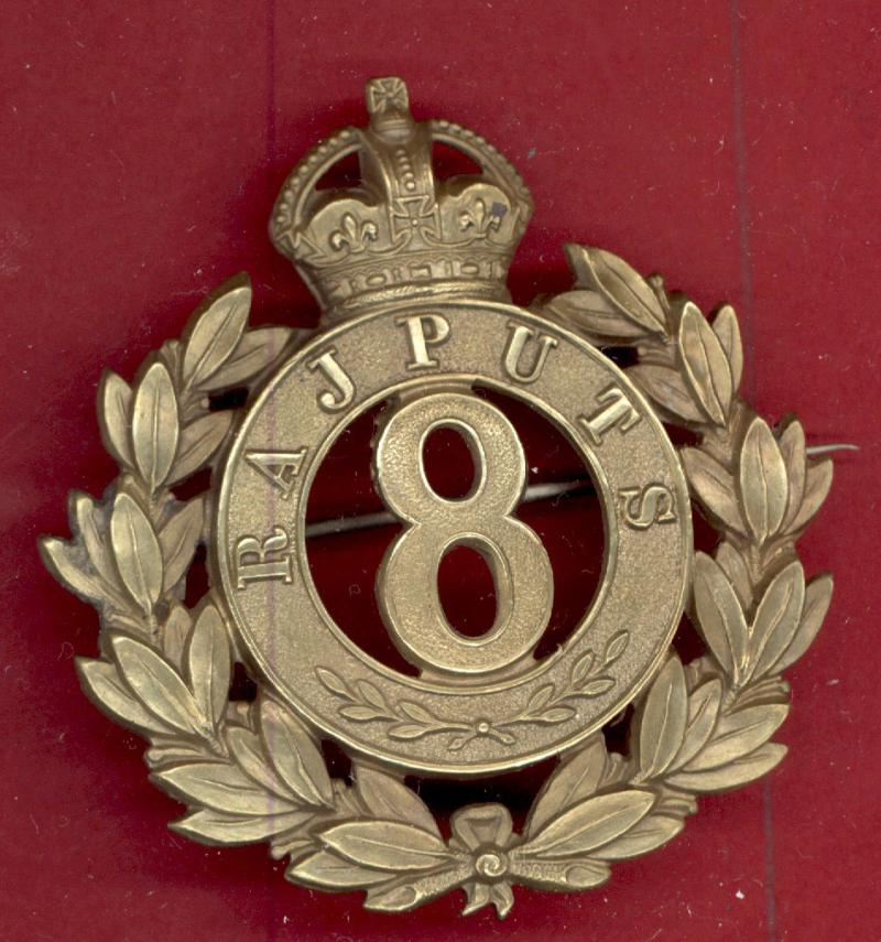 Indian Army 8th Rajput Regiment WW1 pagri badge