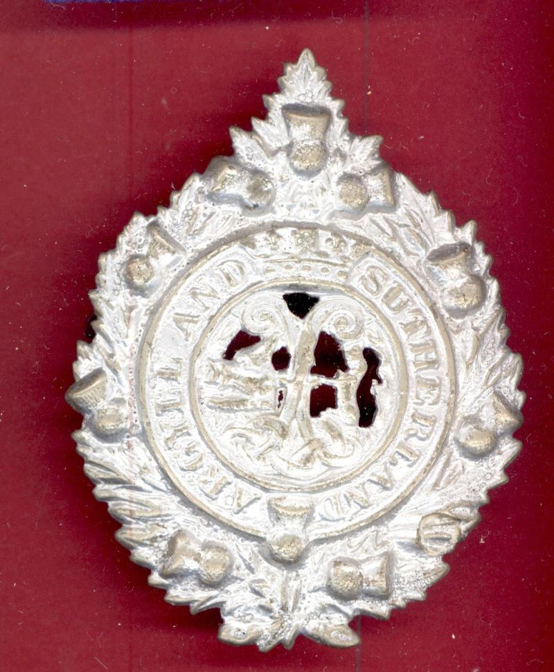 Argyll & Sutherland Highlanders Pipers glengarry badge badge