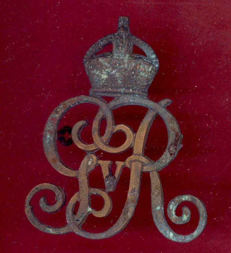 The King's Own Royal Norfolk Yeomanry WW1 OR's large cap badge