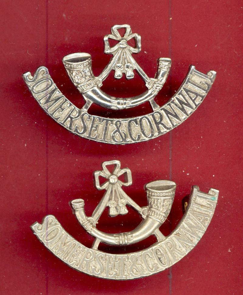 Bugle / SOMERSET & CORNWALL shoulder titles